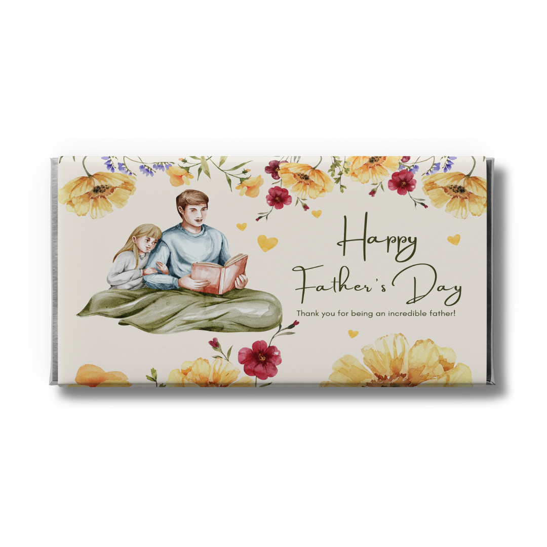 PERSONALISED CHOCOLATE BAR 90G - FATHER'S DAY