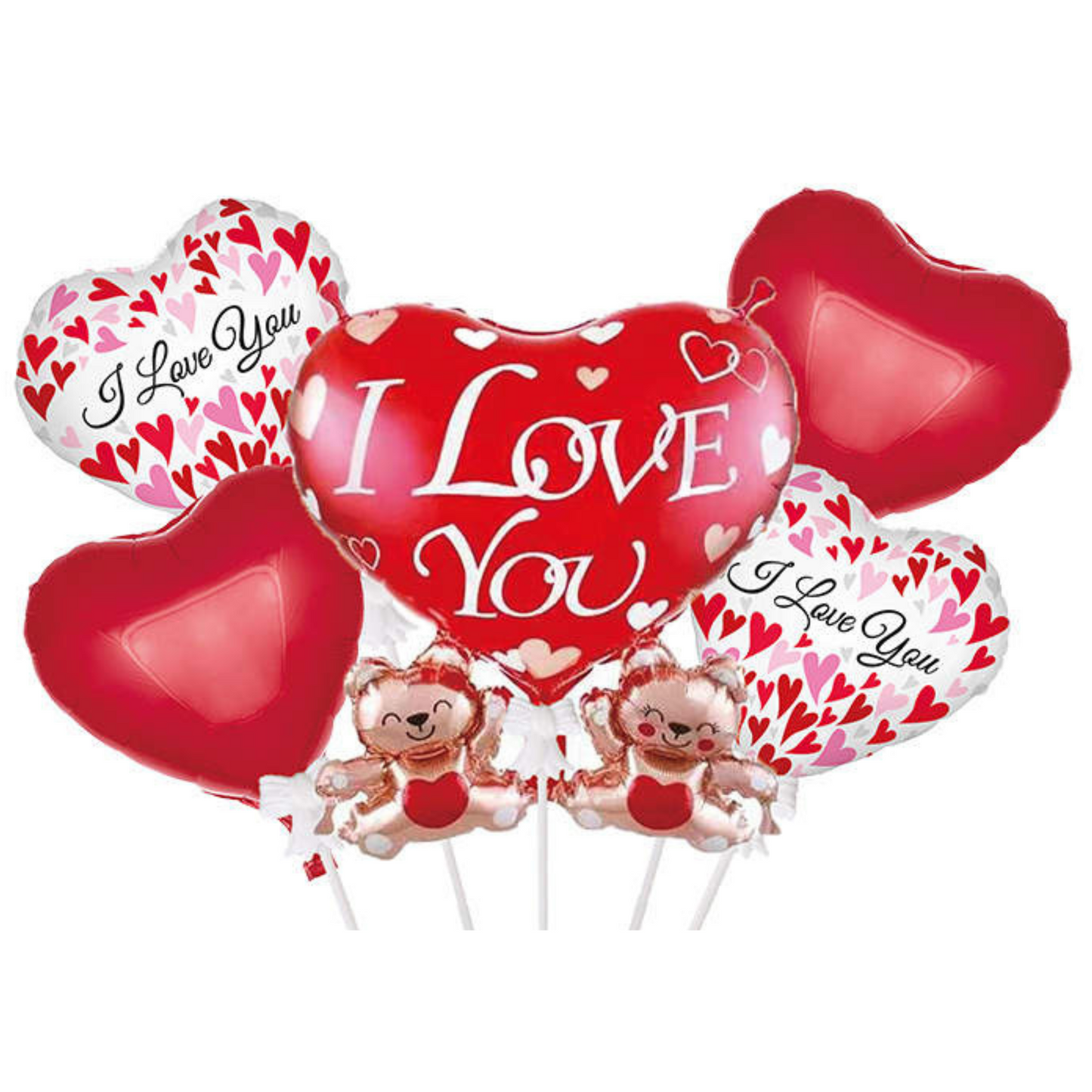 I Love You Foil Balloons