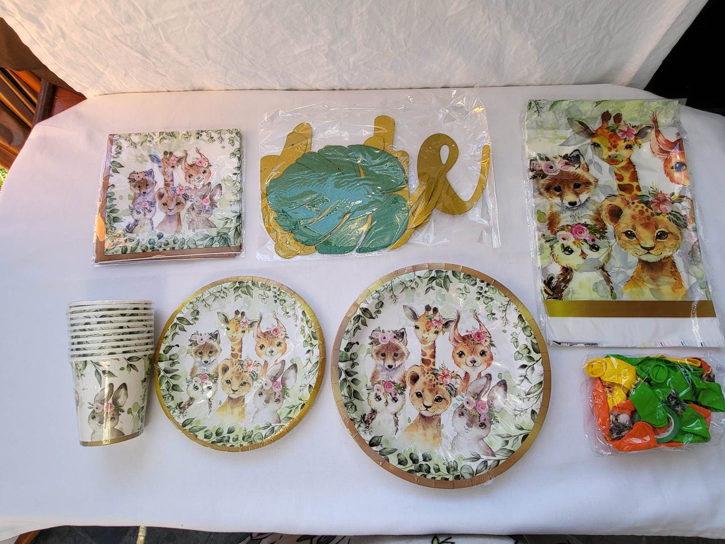 Party Set Jungle Animals