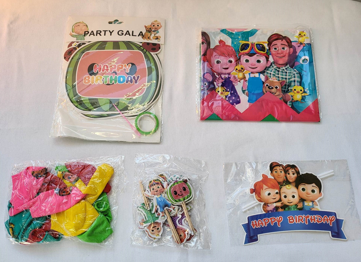 Party Set Cocomelon Blue