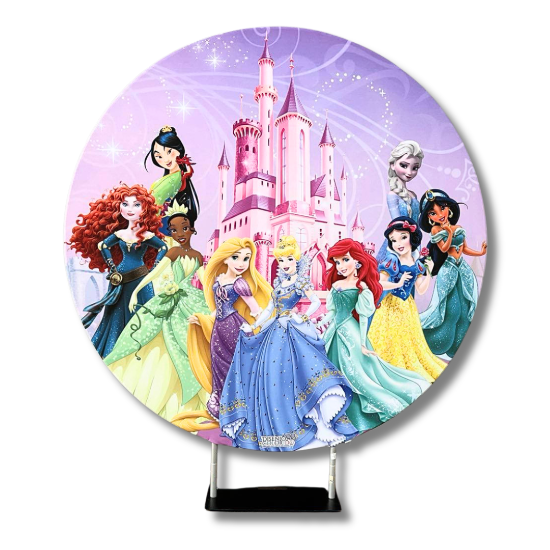 PRINCESS - ROUND BACKDROP