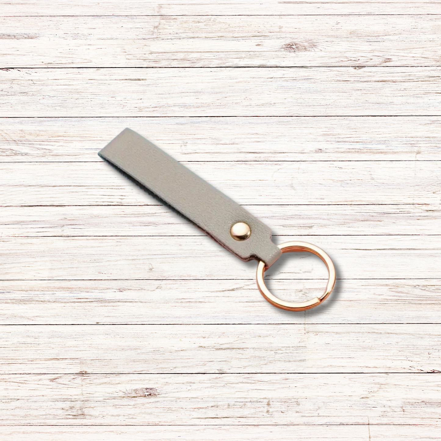 Personalised PU Leather Keychain