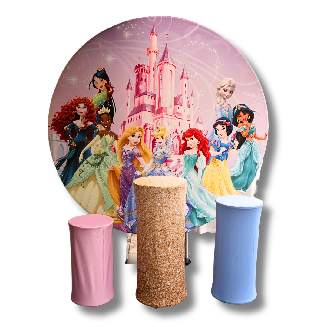 PRINCESS - ROUND BACKDROP