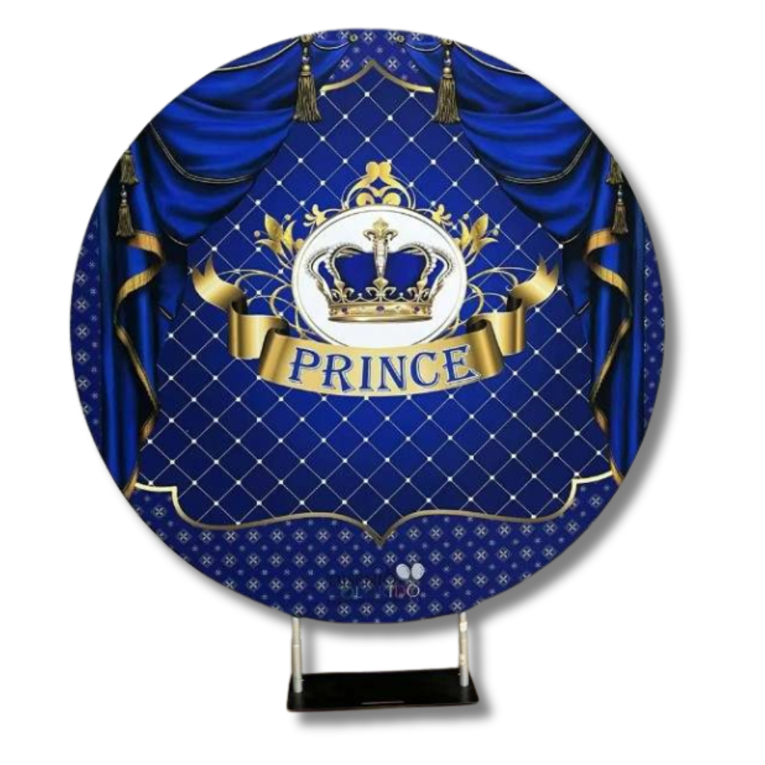 PRINCE CROWN - ROUND BACKDROP