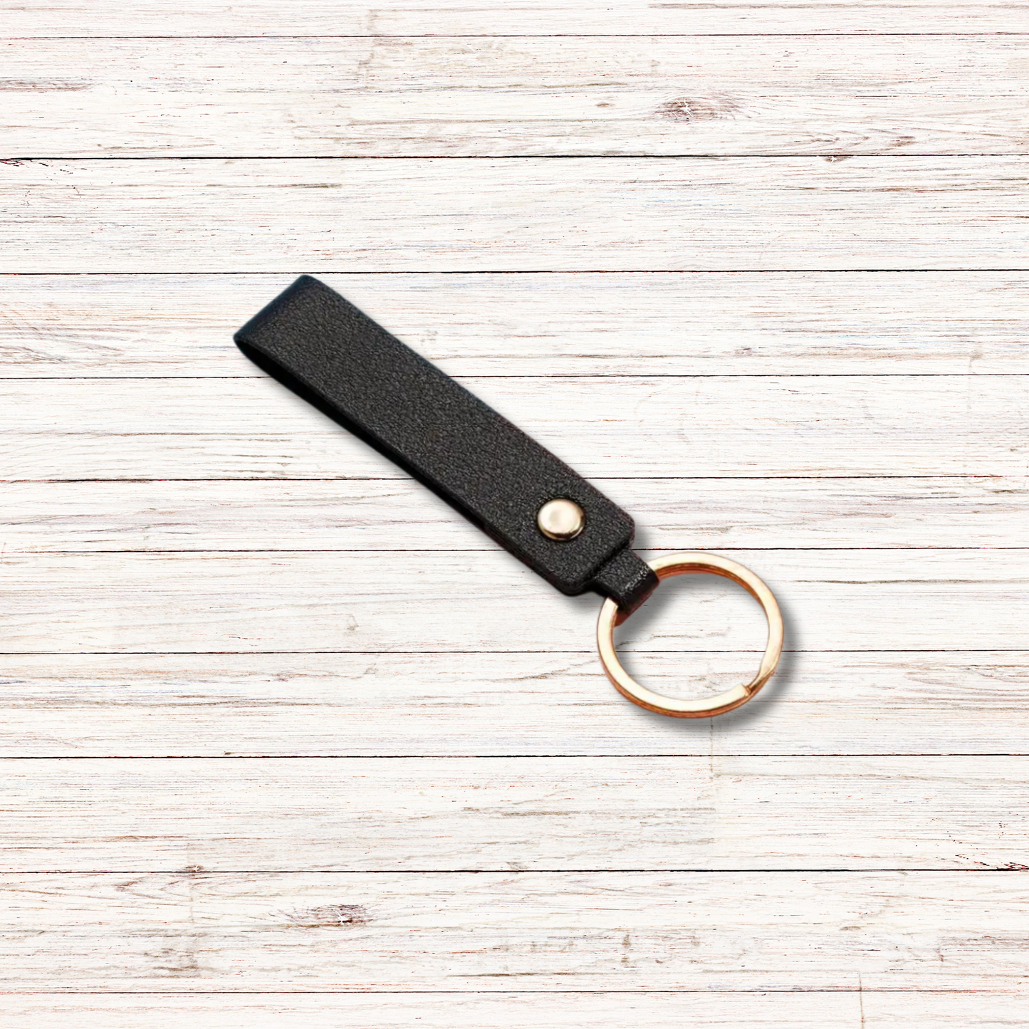 Personalised PU Leather Keychain