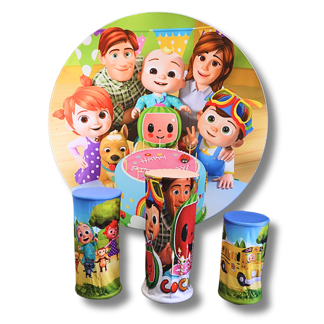 COCOMELON - ROUND BACKDROP