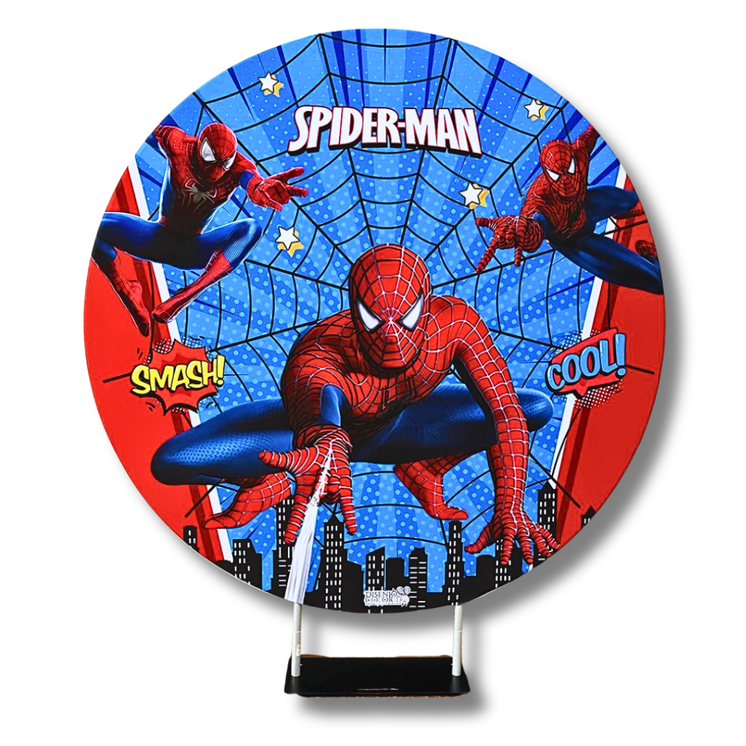 SPIDERMAN - ROUND BACKDROP