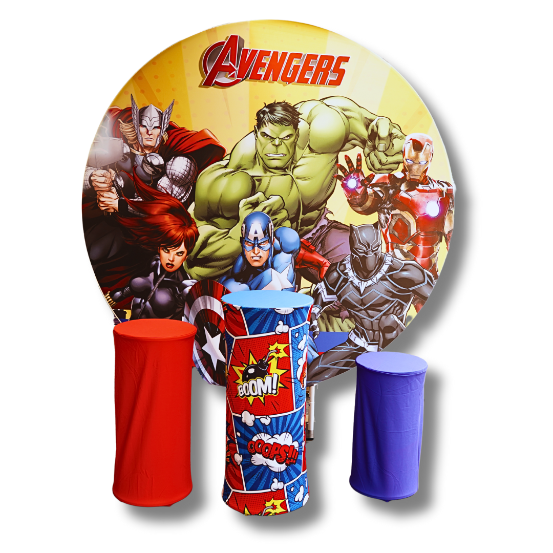 AVENGER - ROUND BACKDROP