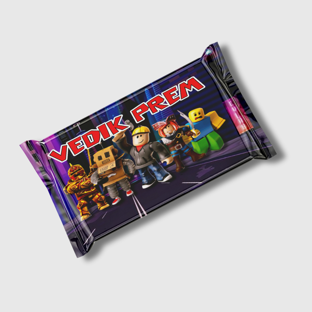 PERSONALISED CHOCOLATE KITKAT 4 FINGERS - ROBLOX