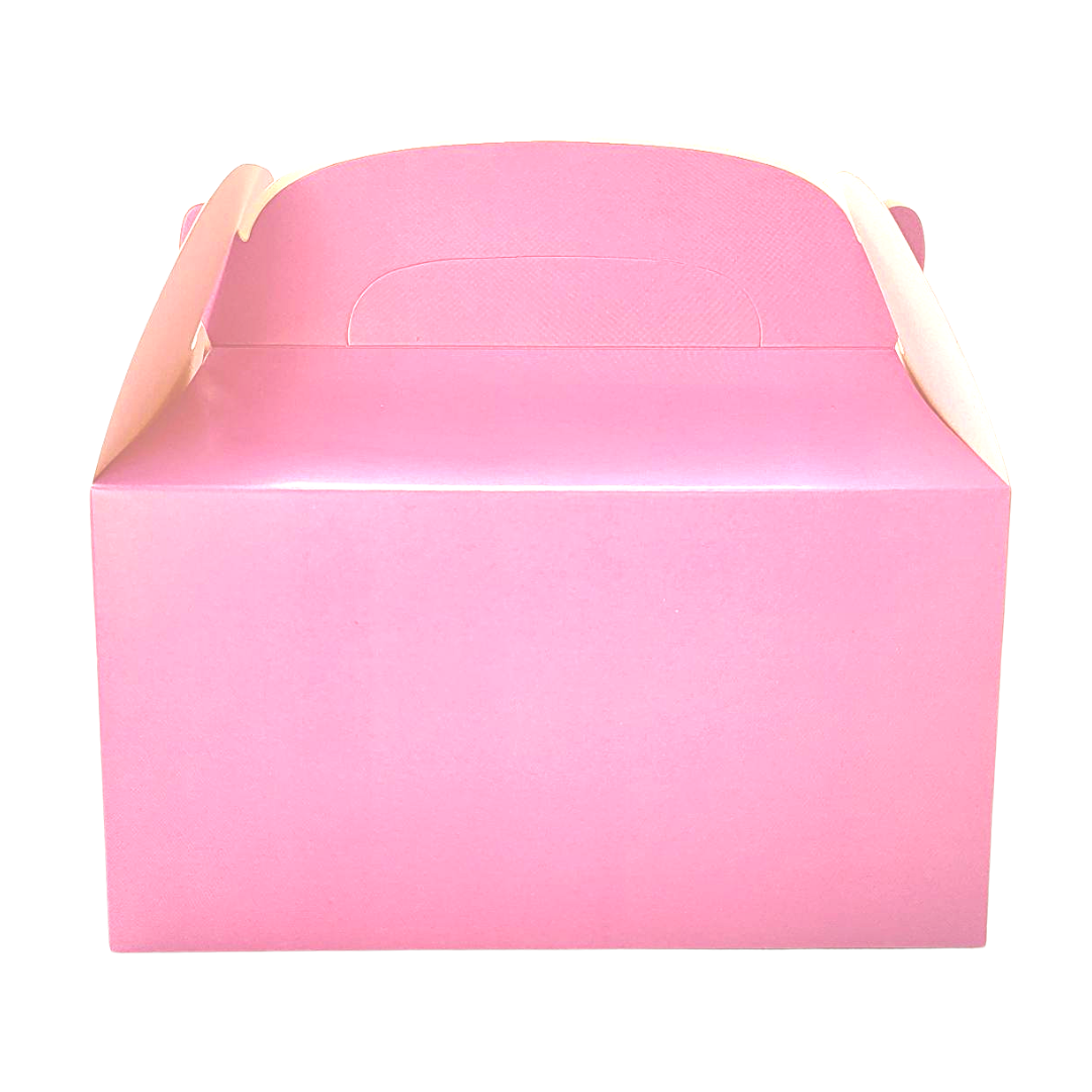 Pack of 4 Treat - Gable - Favor Boxes - Light Pink