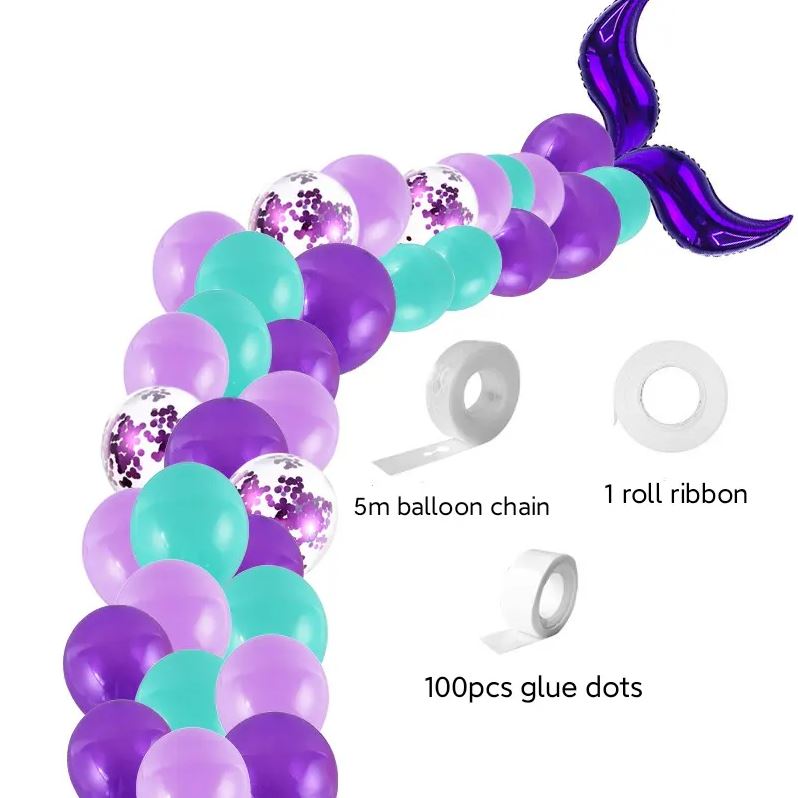 Mermaid Tail Balloons Garland kit