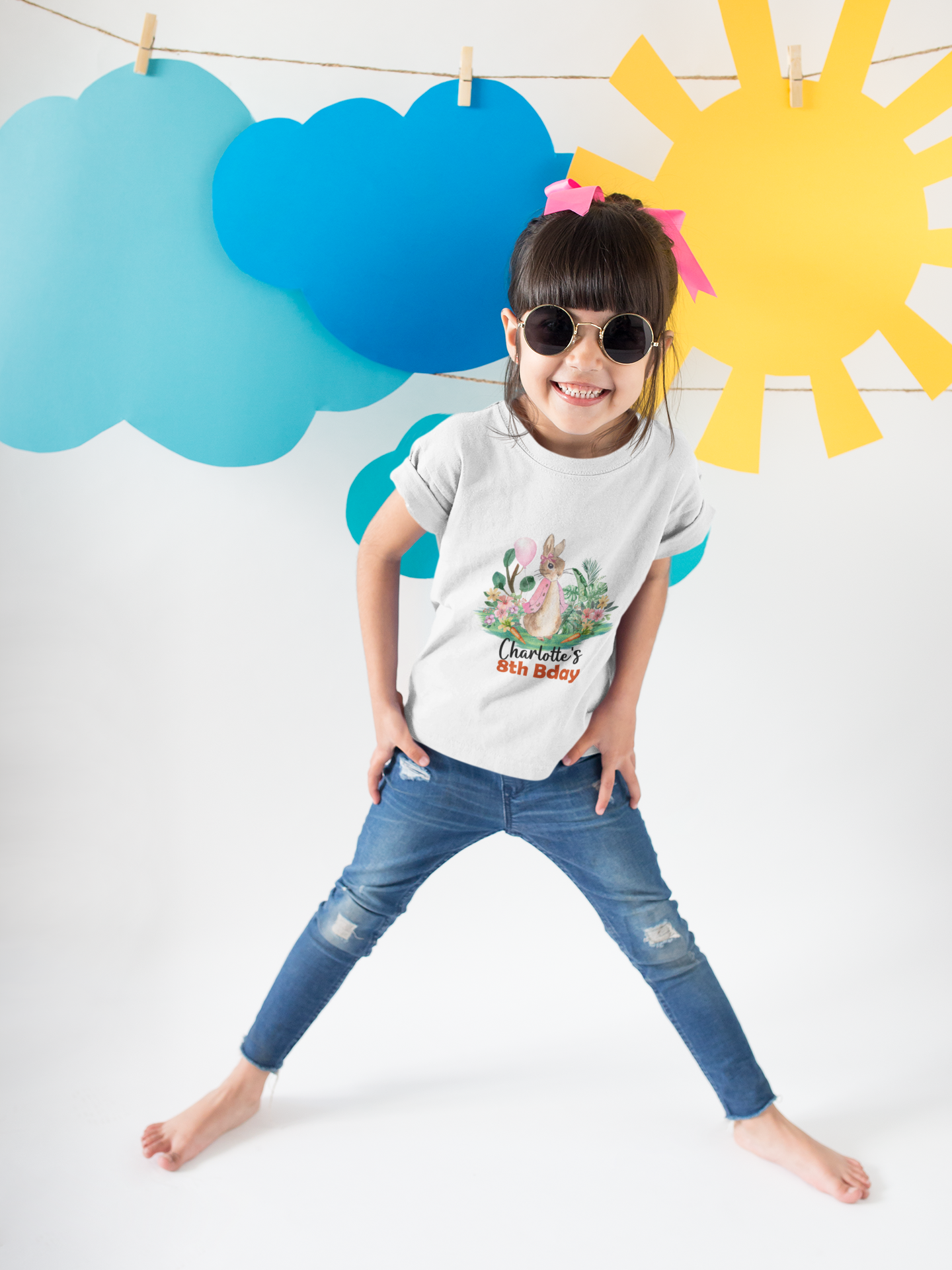 Personalised Kid T-shirt - Bunny