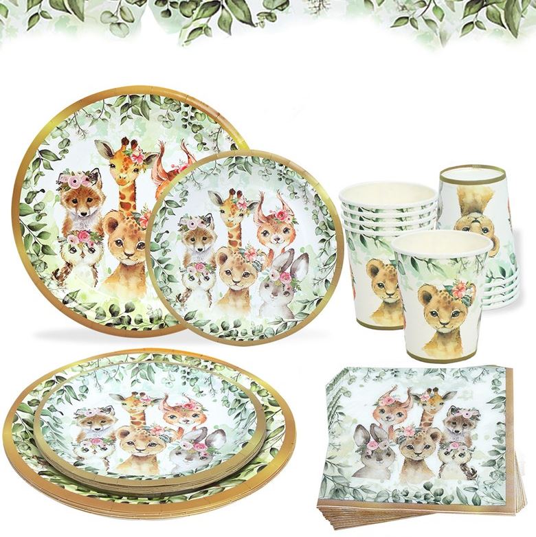 Party Set Jungle Animals