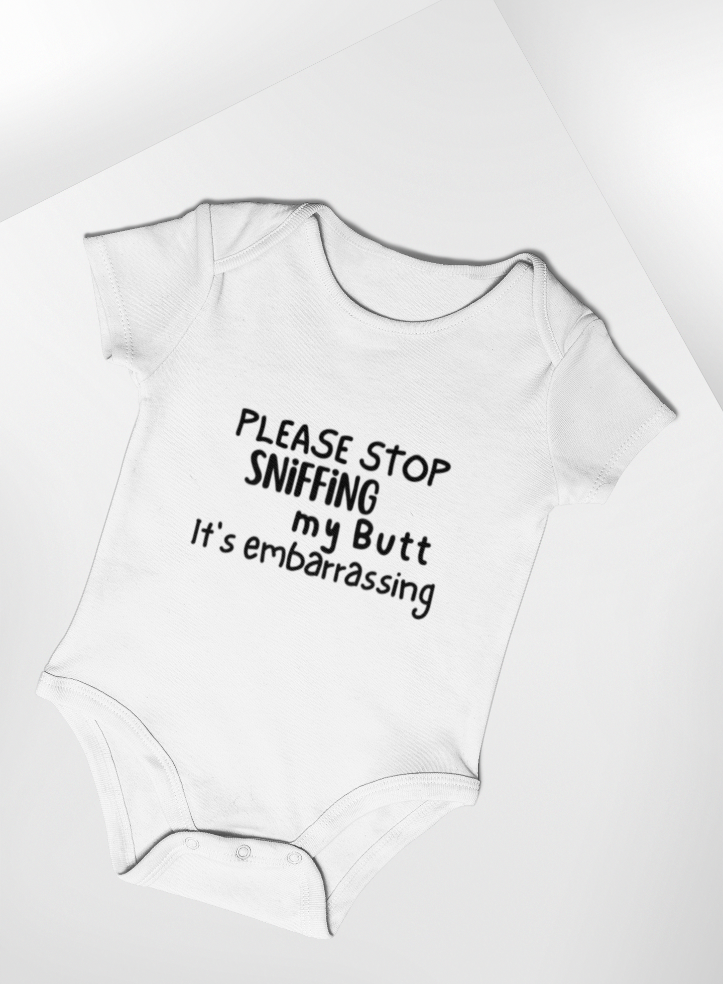 Personalised Onesie - Sniffing