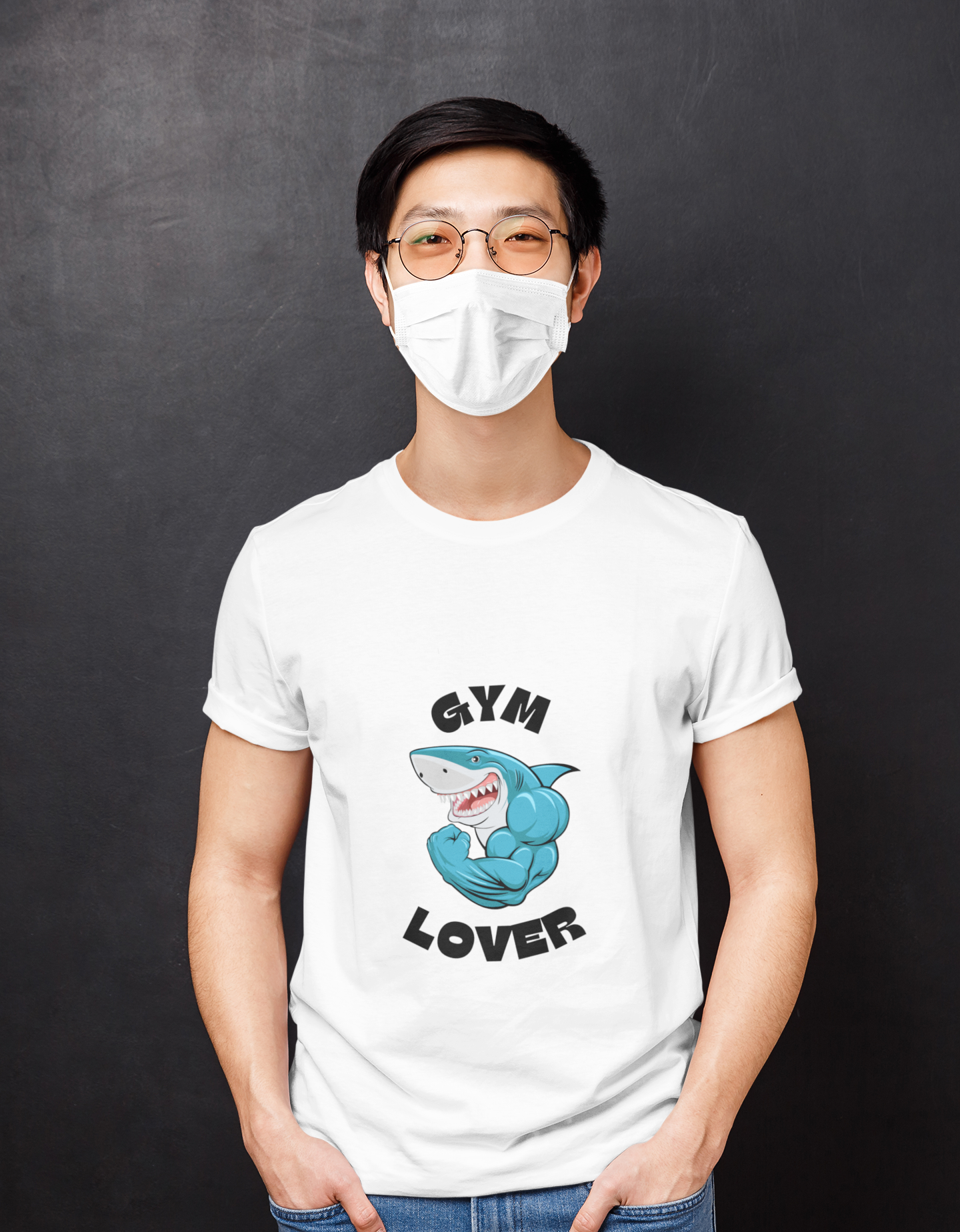 Personalised Adult T-shirt - Gym Lover