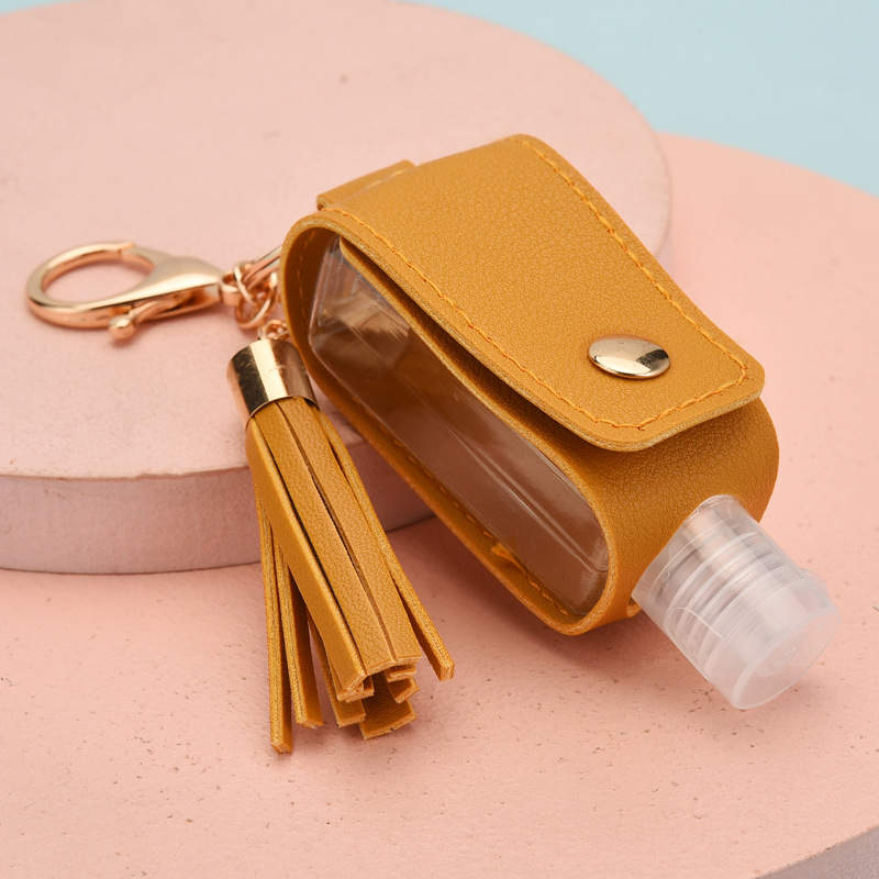 Slender Hand Sanitizer Bottle Holder - Yellow Orange