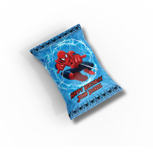 PERSONALISED CHIP BAG - SPIDERMAN
