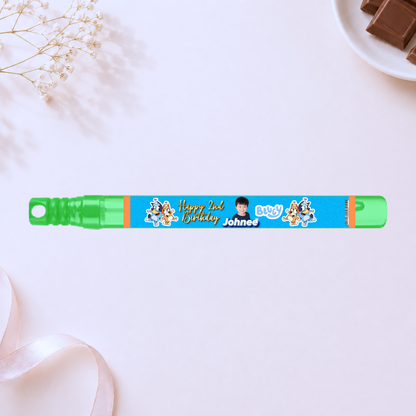 Personalized Bubble Wand - Bluey