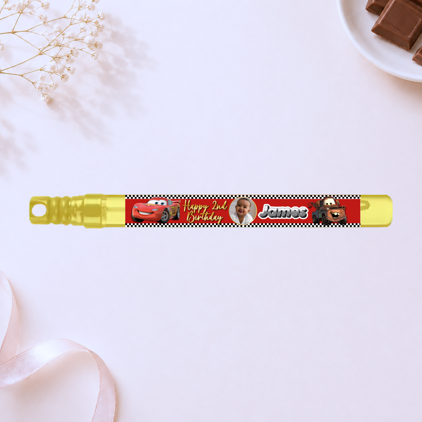 Personalized Bubble Wand - Cars
