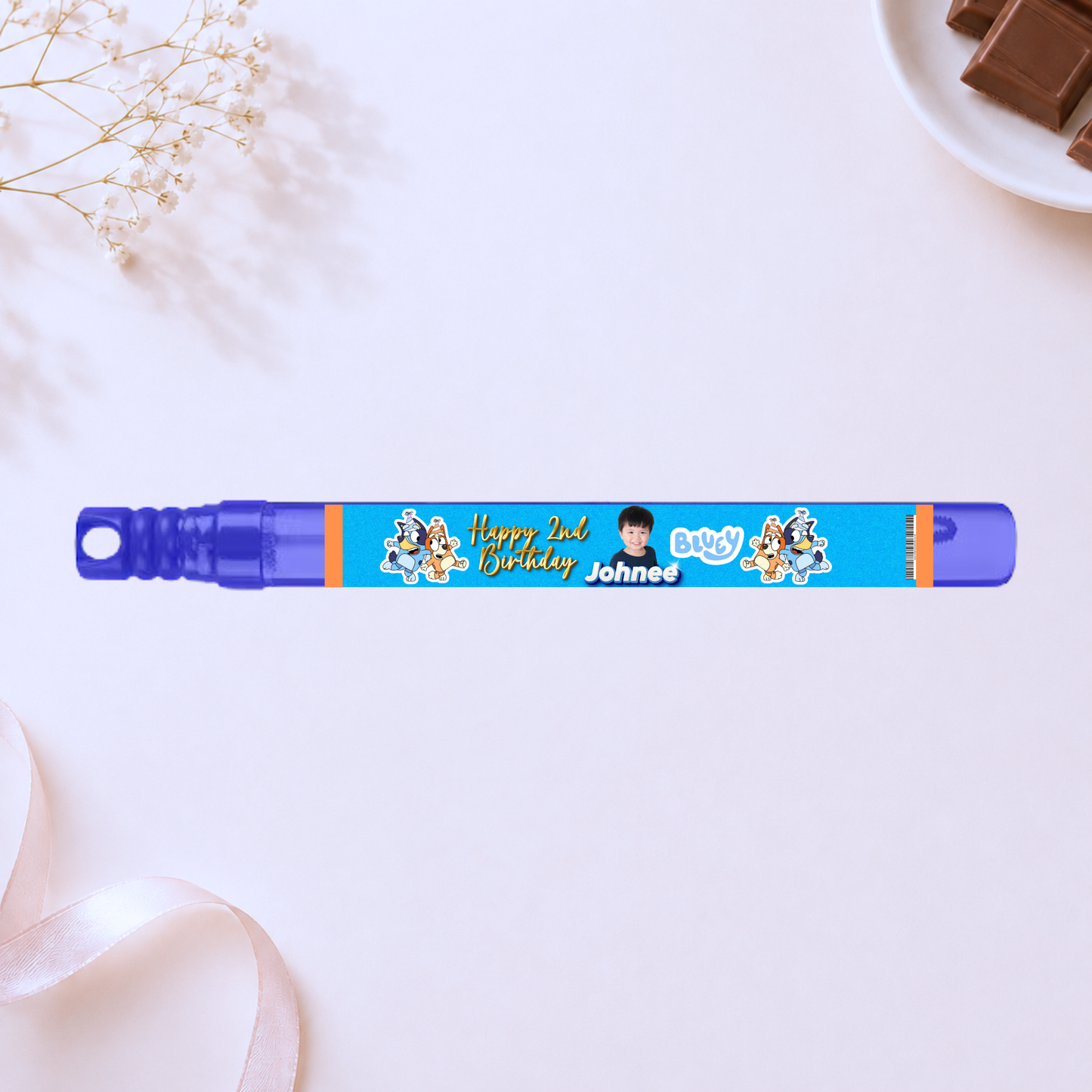 Personalized Bubble Wand - Bluey