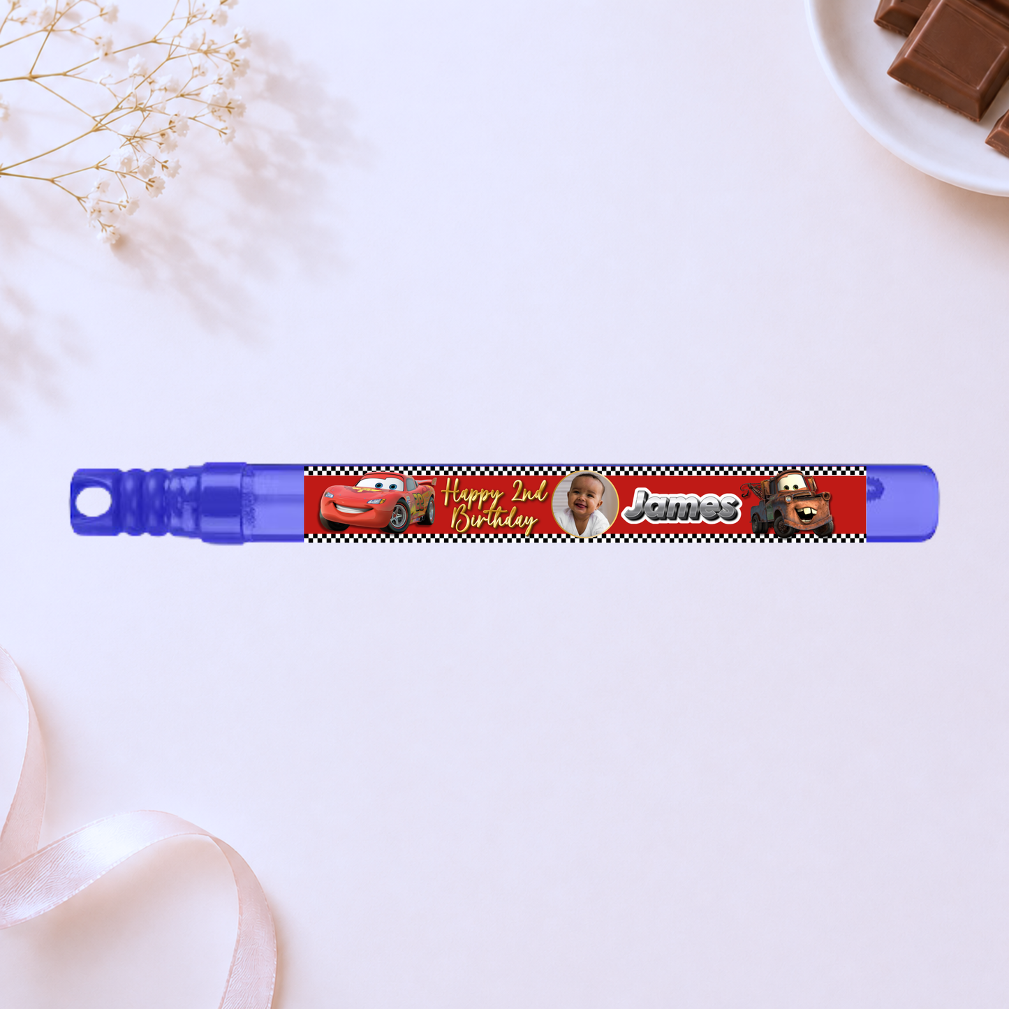 Personalized Bubble Wand - Cars