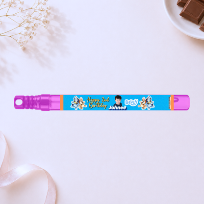 Personalized Bubble Wand - Bluey