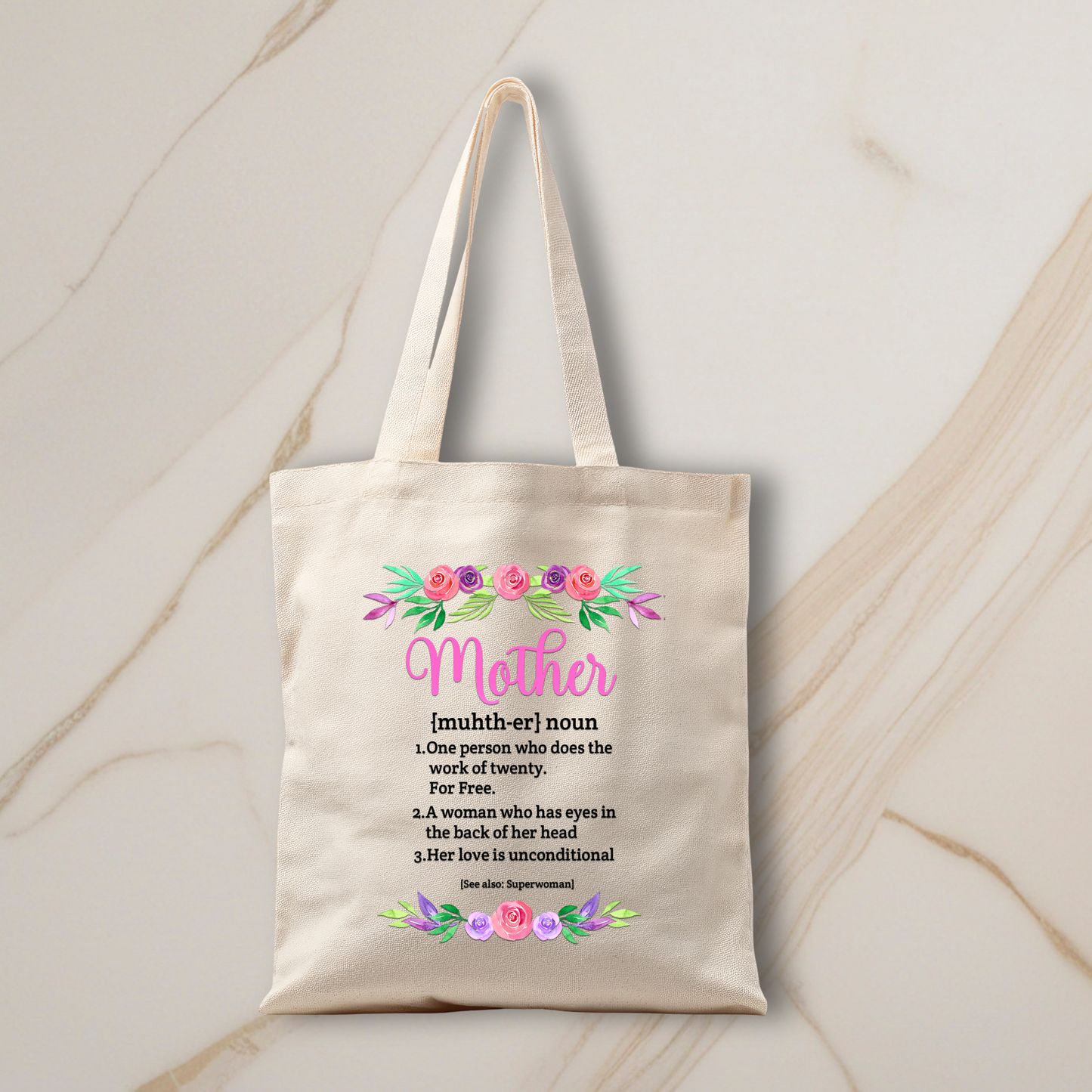 Personalized Tote Bag - Mother