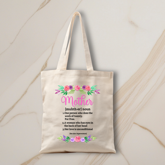 Personalized Tote Bag - Mother
