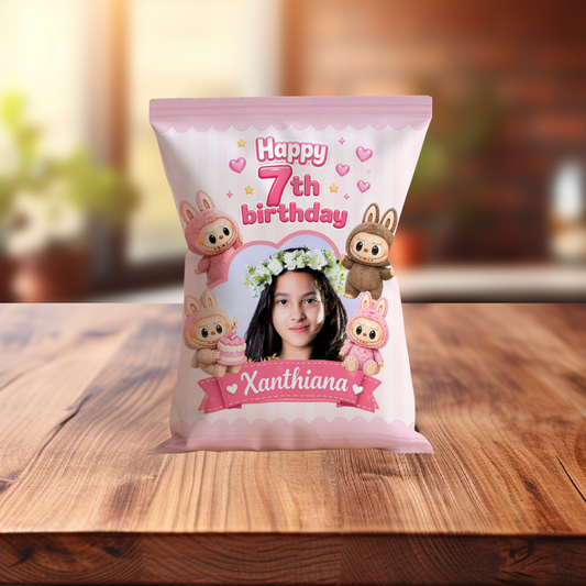 Personalized Chip Bag - Labubu