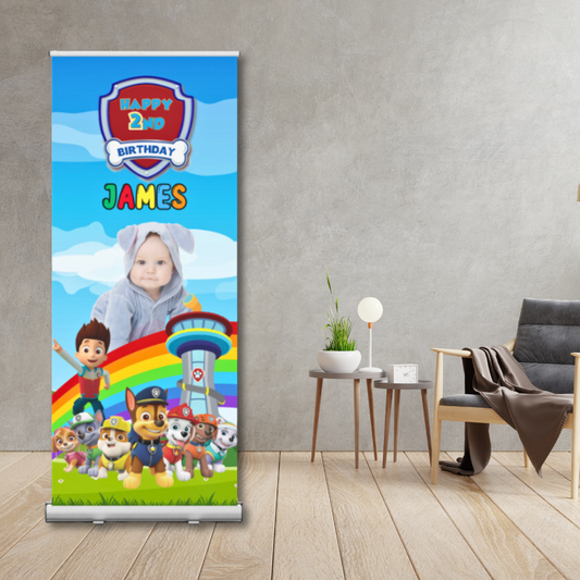CUSTOM PULL UP BANNER