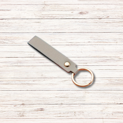 Personalised PU Leather Keychain