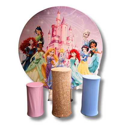 PRINCESS - ROUND BACKDROP