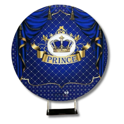 PRINCE CROWN - ROUND BACKDROP