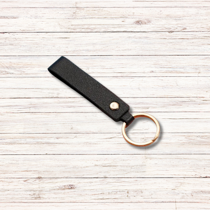 Personalised PU Leather Keychain