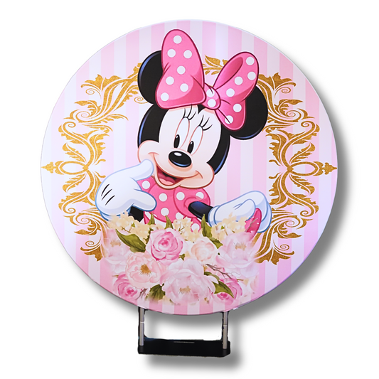 MINNIE MOUSE - ROUND BACKDROP