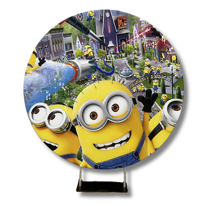 MINIONS - ROUND BACKDROP