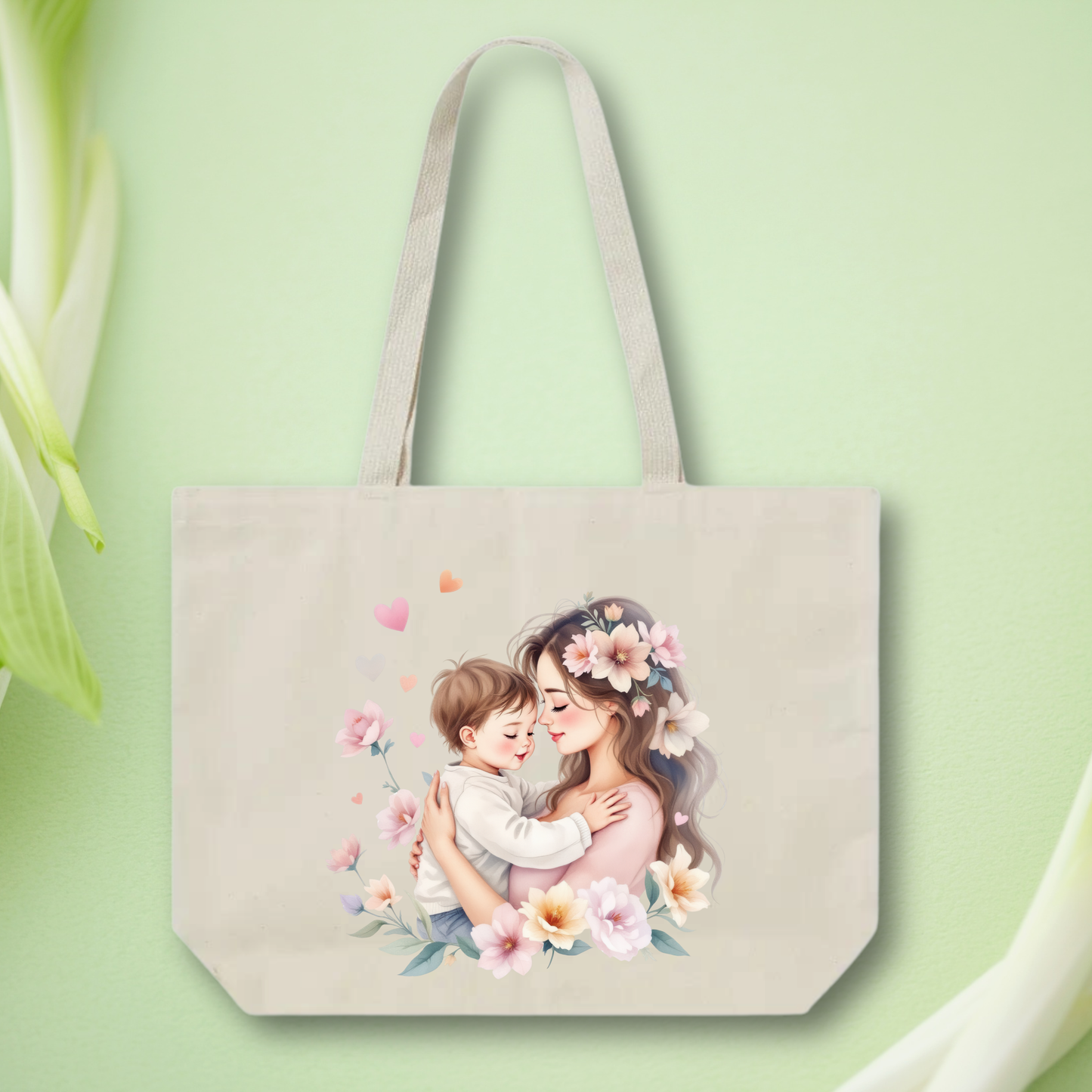 Mother & Son Tote Bag