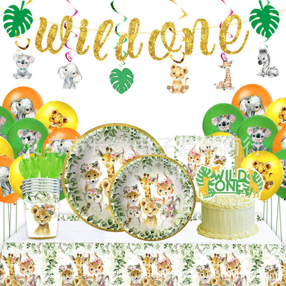 Party Set Jungle Animals