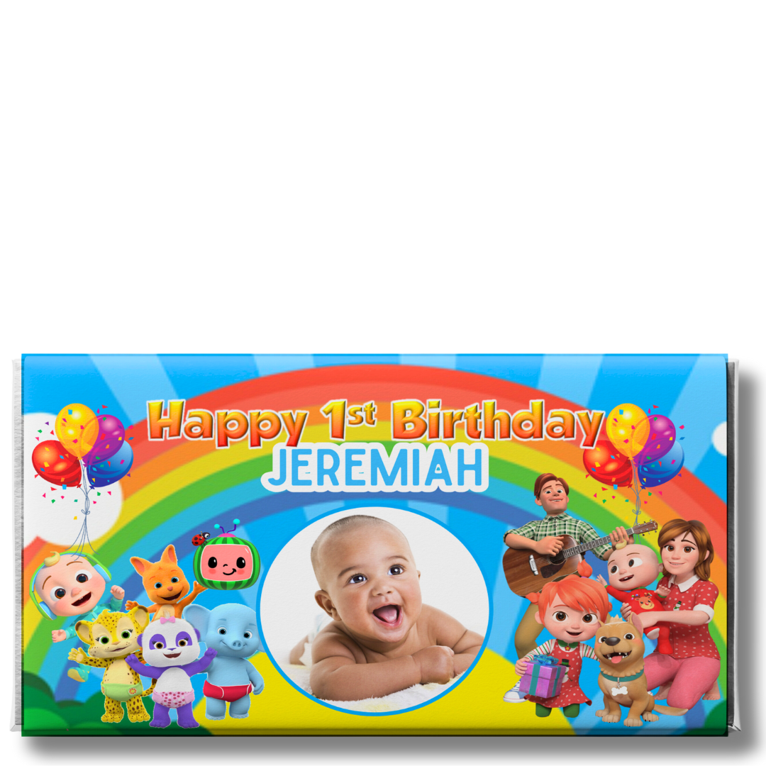 COCOMELON - PERSONALISED CHOCOLATE BAR