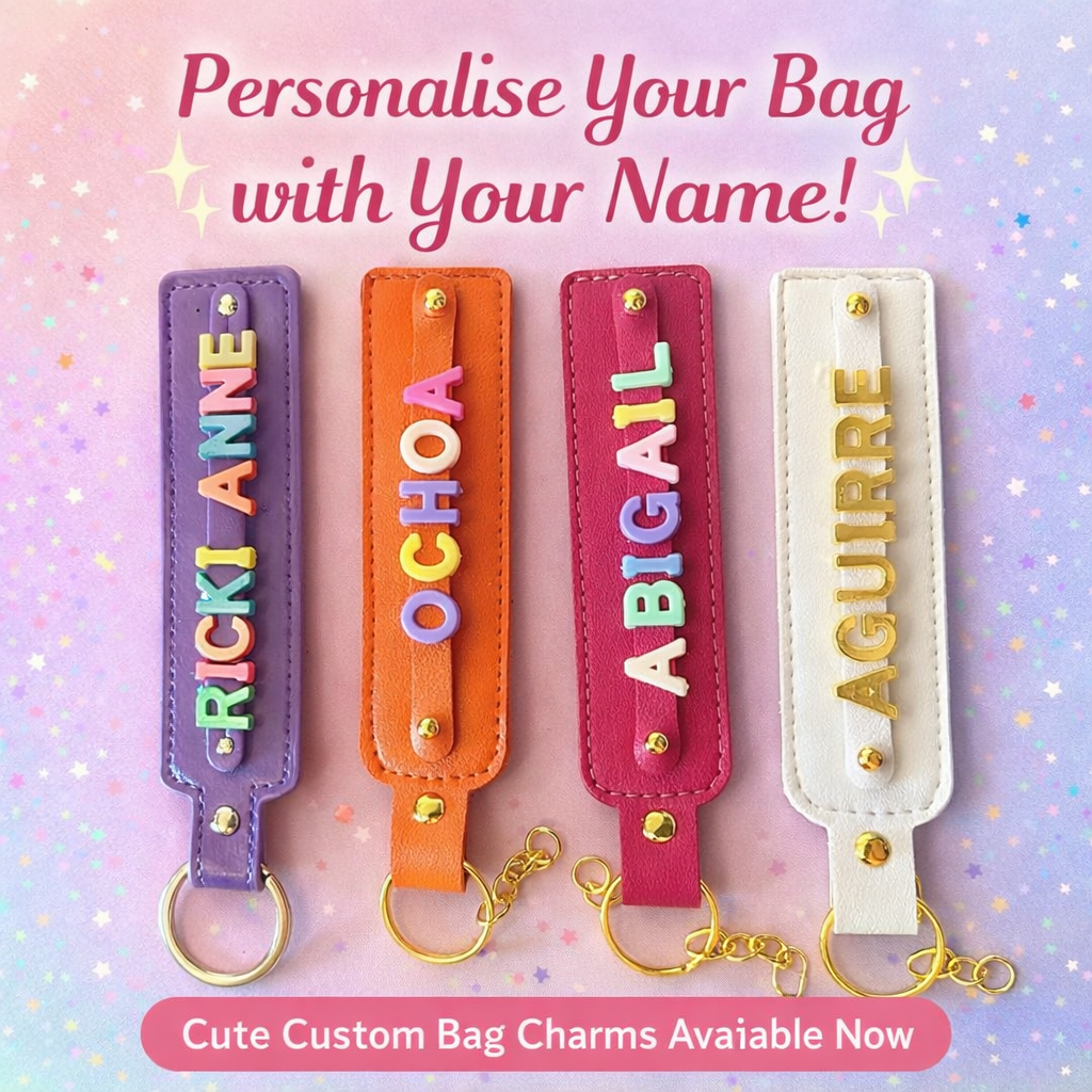 Personalized Letter Bag Charm
