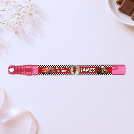 Personalized Bubble Wand - Cars