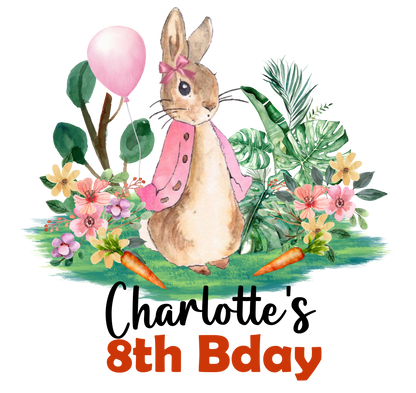 Personalised Kid T-shirt - Bunny