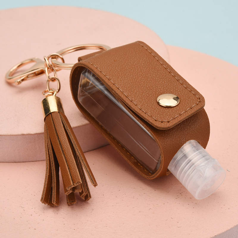 Slender Hand Sanitizer Bottle Holder - Brown