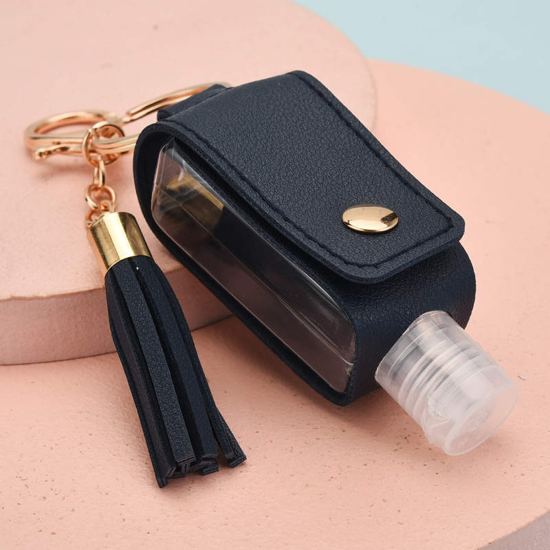 Slender Hand Sanitizer Bottle Holder - Navy Blue